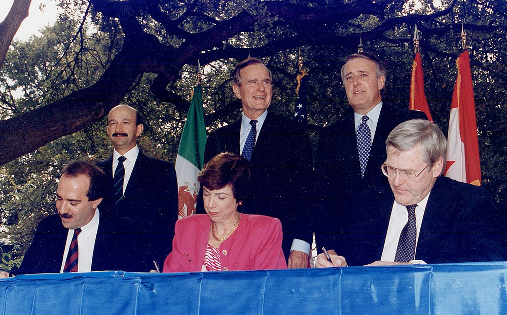 NAFTA came into force.