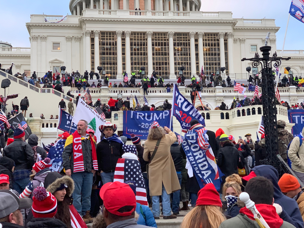 Supporters of Trump stormed Capitol in protest against election results.