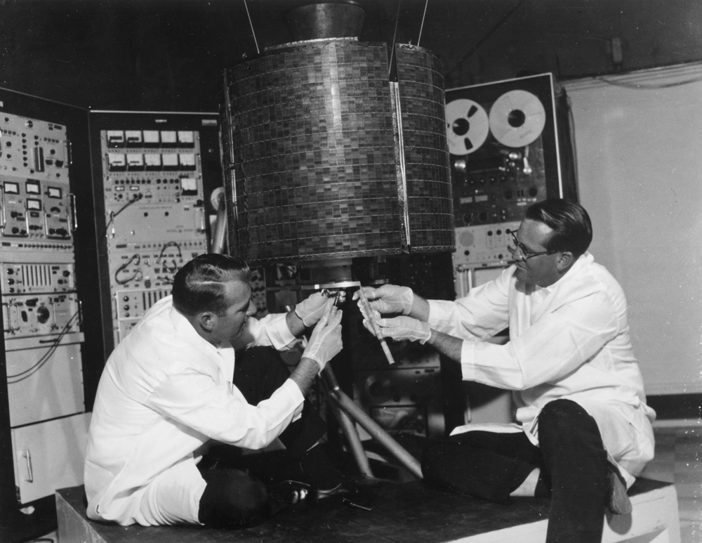 The first worldwide live satellite broadcast