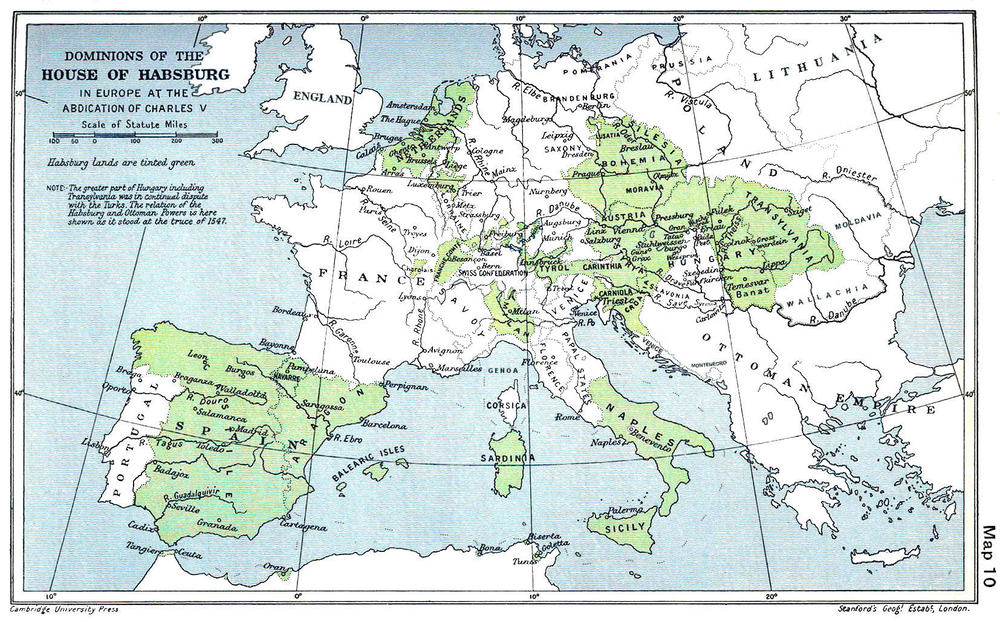 Rise of the Habsburg Monarchy after Emperor Maximilian I's death solidifies its power.