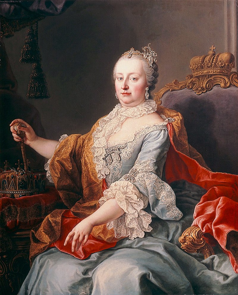 Maria Theresa's ascension to power as ruler of the Austrian Empire suffices.