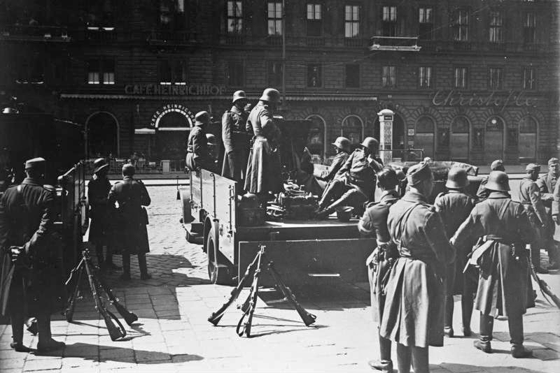 Anschluss: Germany's annexation of Austria sparks the onset of World War II.