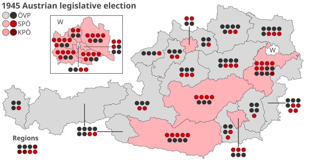 Austrian post-World War II elections mark a milestone in democracy's restoration and progression.