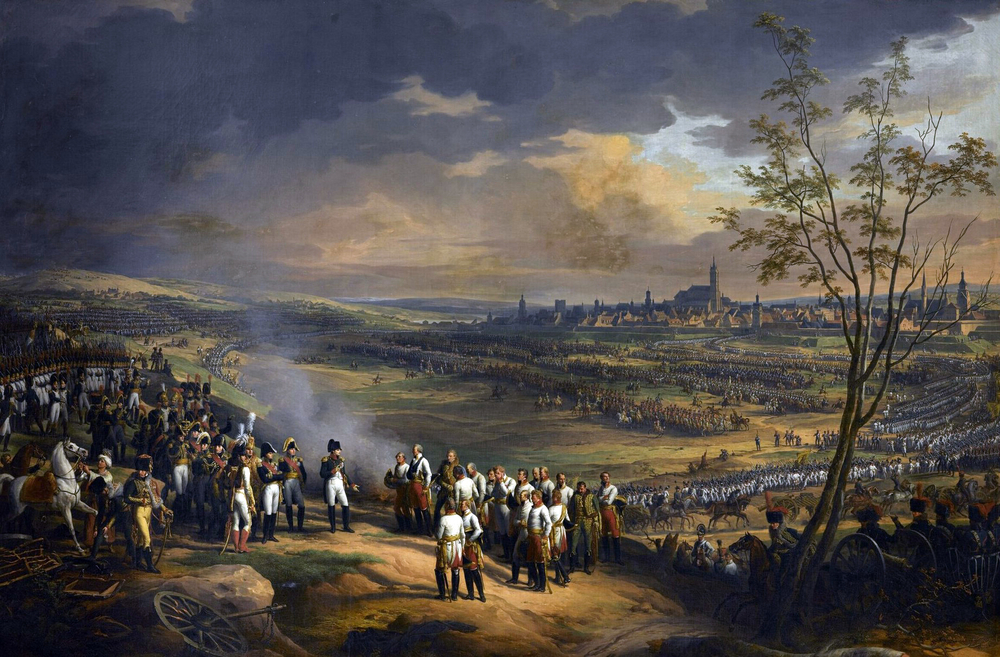 French-Bavarian force crosses Rhine into Germany during Ulm Campaign, marking strategic advancement.