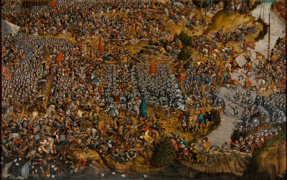 Medieval battle between Lithuania and Russia