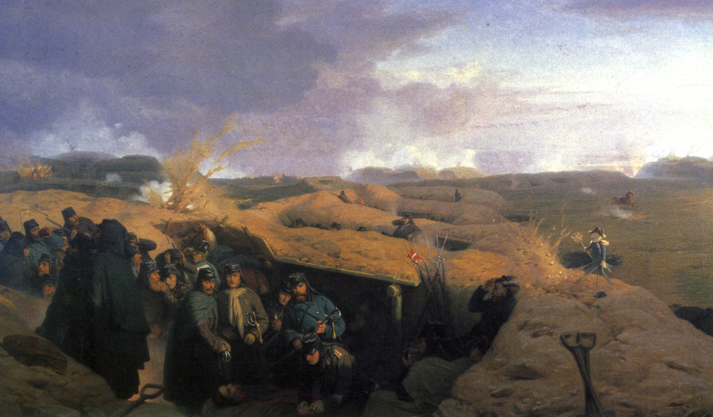 Defeat at Battle of Dybbøl: Second Schleswig War exhibit.