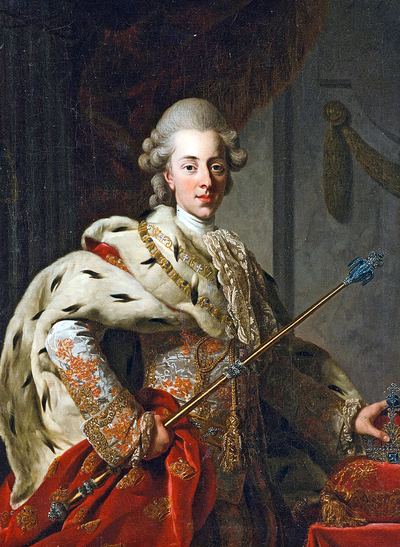 Coronation of Christian VII in Norway.