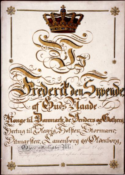 Historic Event: Danish Constitution Act Signed