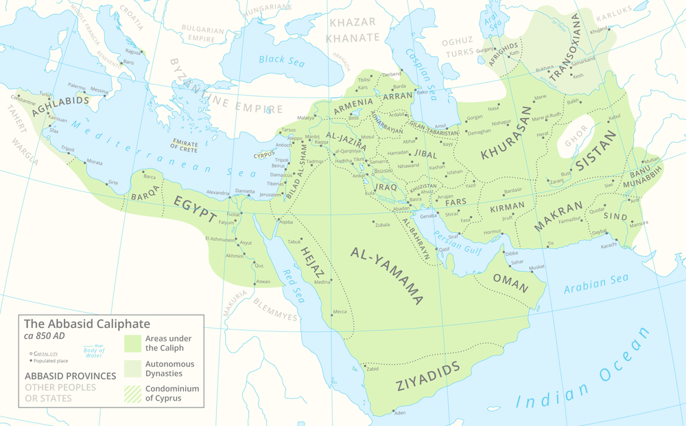 Capital Shift: Abbasid Caliphate to Baghdad