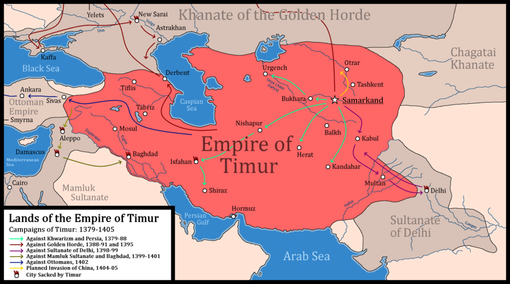 Timur's Invasion: Conquest of Persian Territories