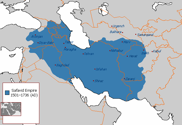 Afghan invasion leads to Safavid Empire's downfall