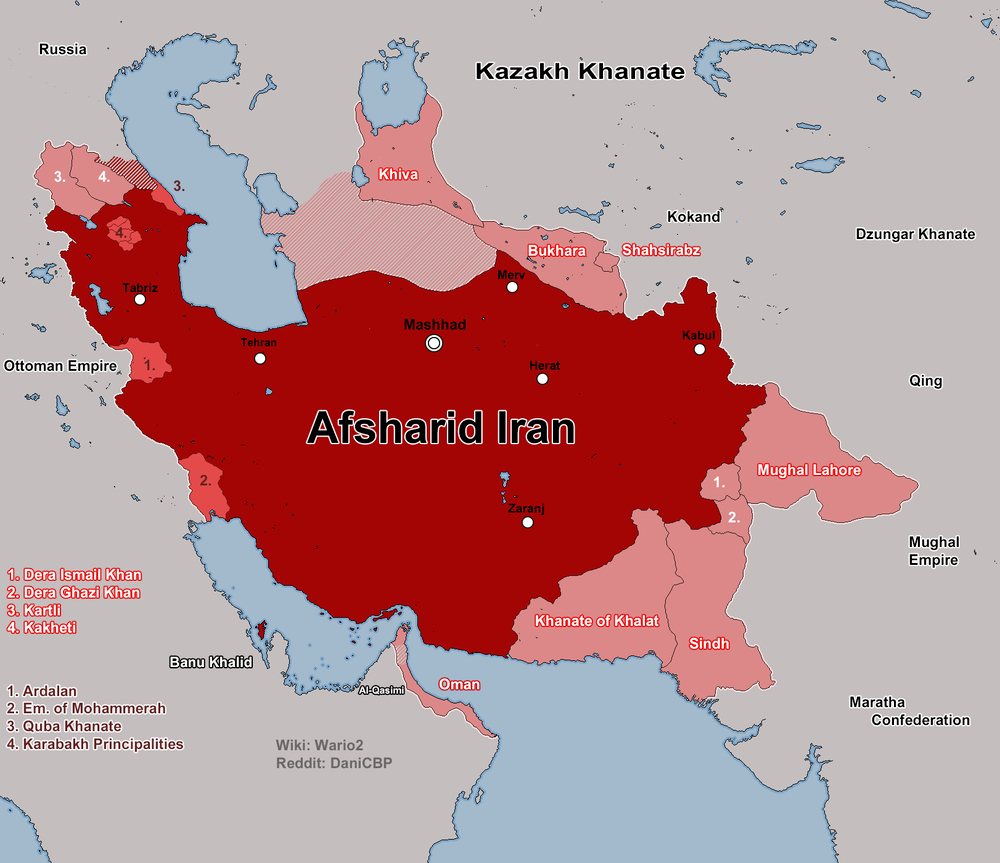 Afsharid Dynasty: Established Rule Under Nader Shah
