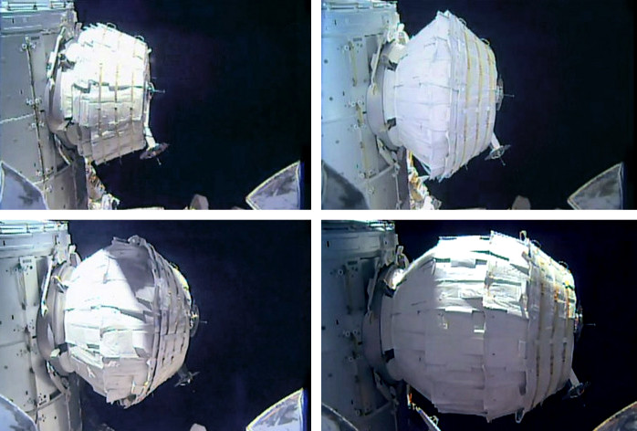 BEAM attached to the ISS