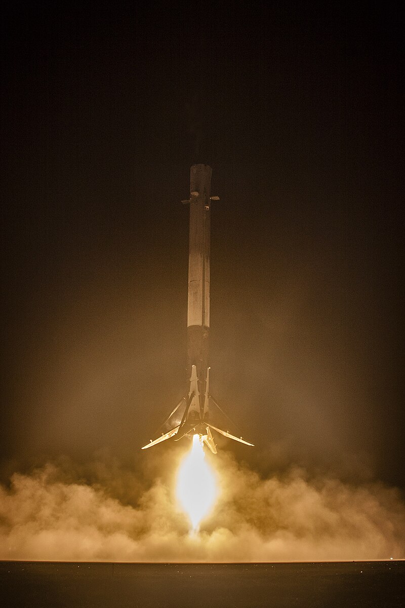 First propulsive landing of an orbital rocket