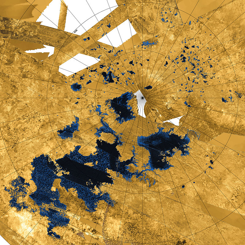 First confirmed lakes on another celestial body