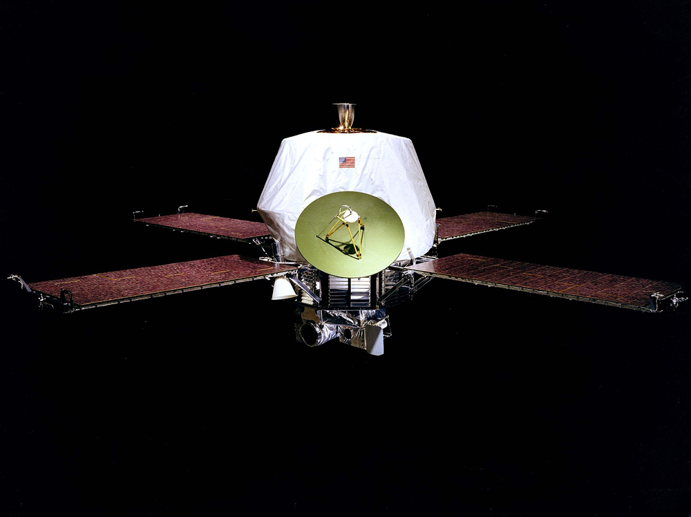 First spacecraft to orbit another planet