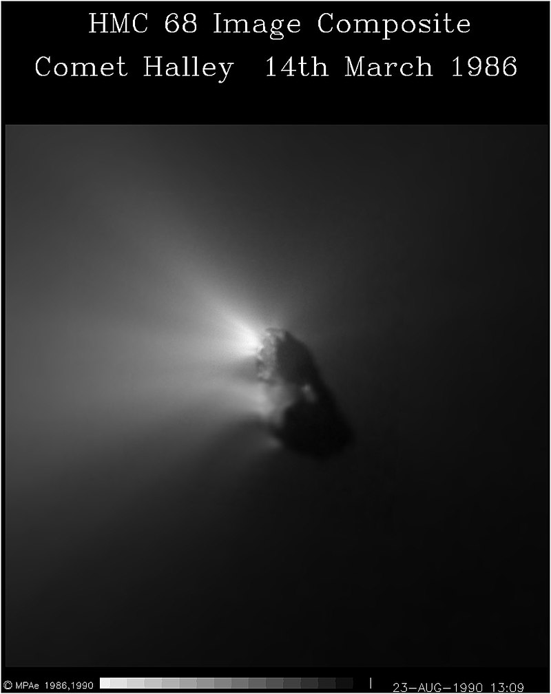 First Close Up Observations of a Comet