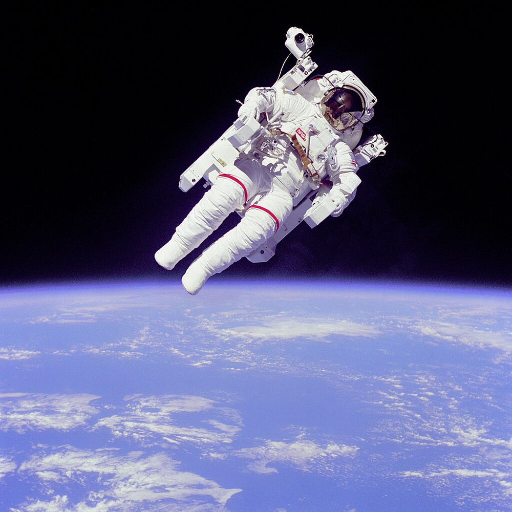 First Untethered Spacewalk by Bruce McCandless II