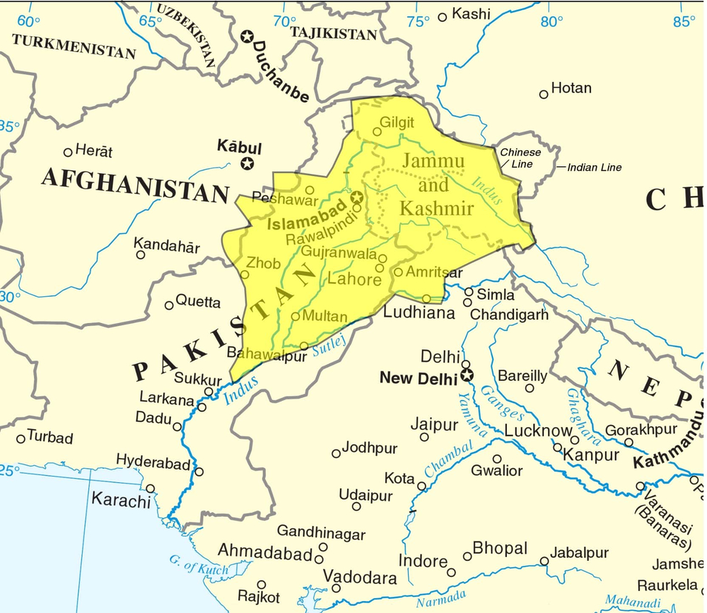 British East India Company captures Kashmir from Sikh Empire