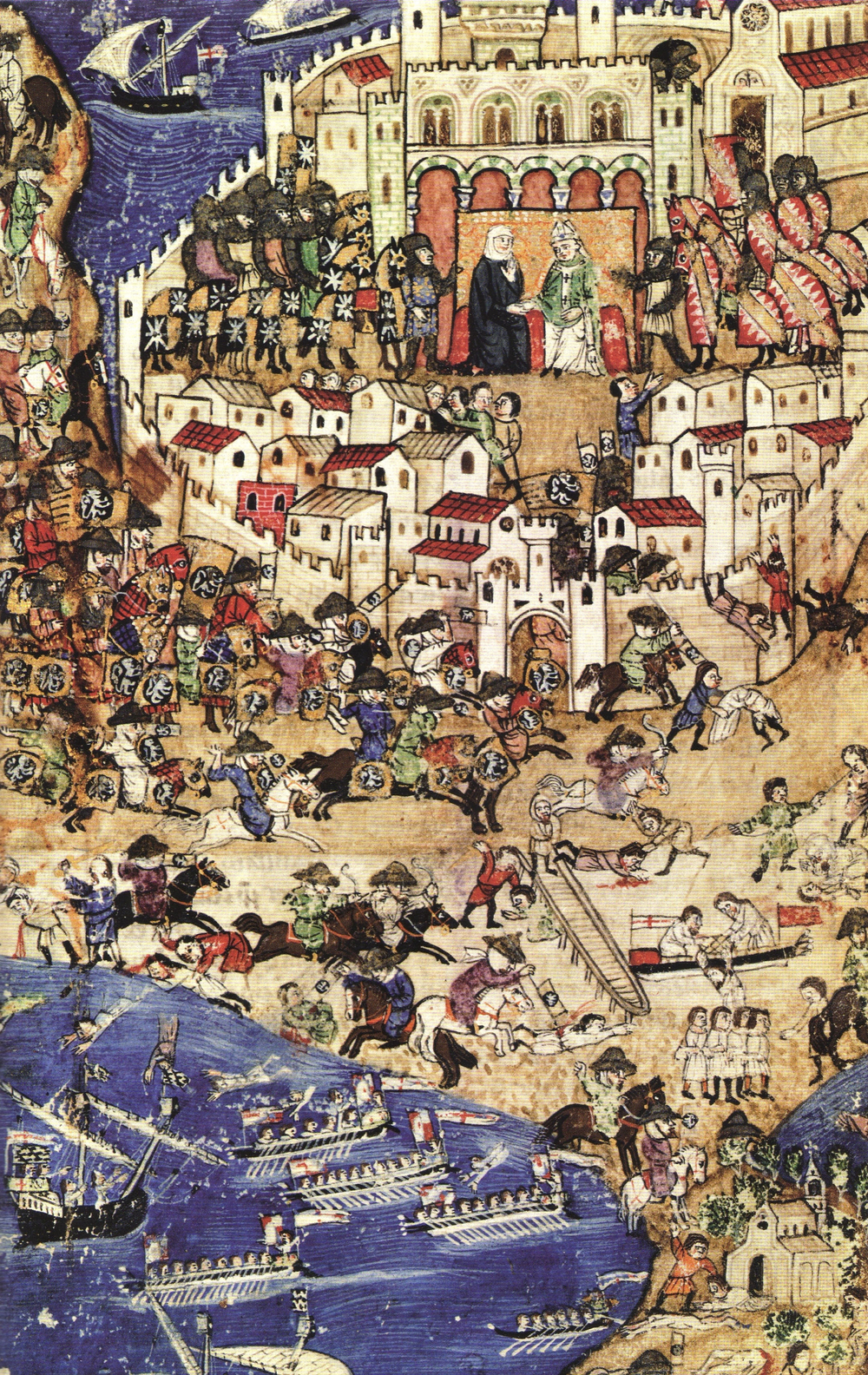 Mamluk Sultan Al-Nasir Muhammad sieges and captures Tripoli from the Crusaders