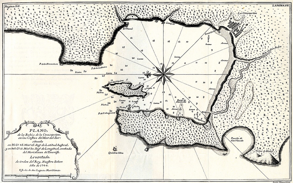 Establishment of Concepción by Pedro de Valdivia