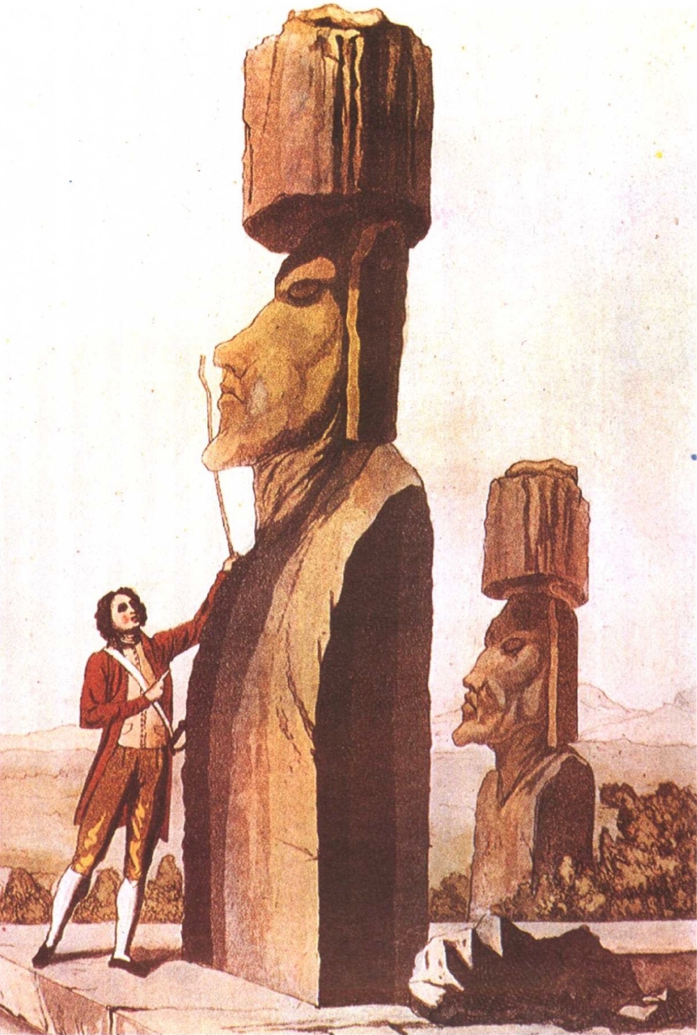 Discovery of Easter Island by Jacob Roggeveen