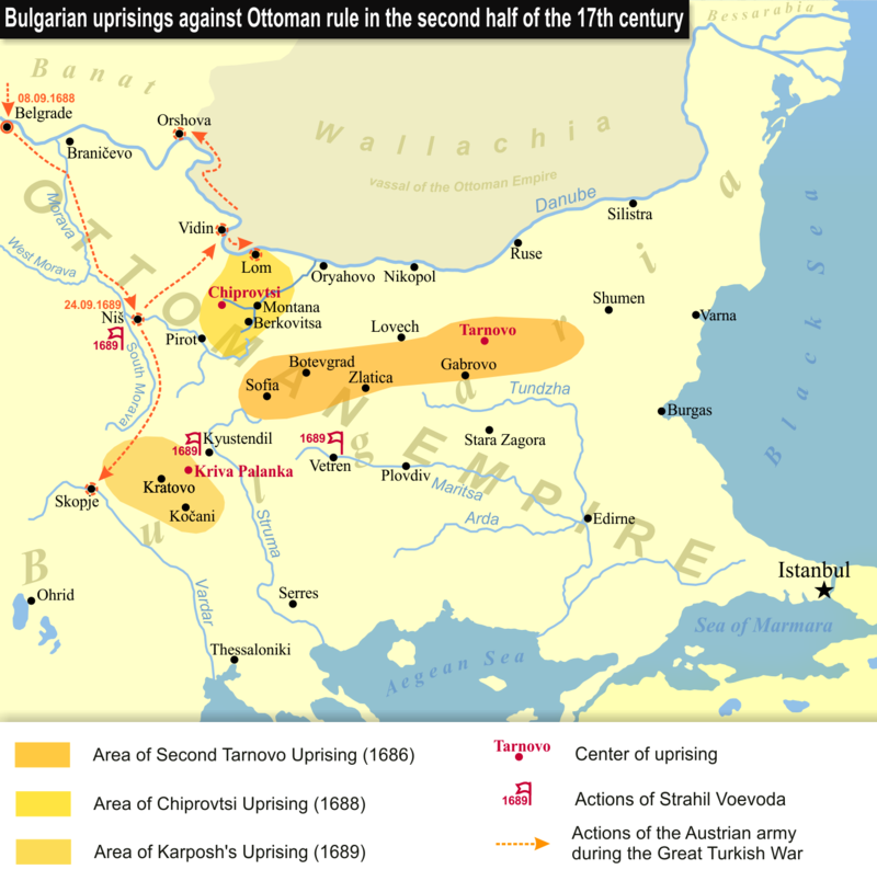 The Second Tarnovo Uprising Against Ottoman Rule