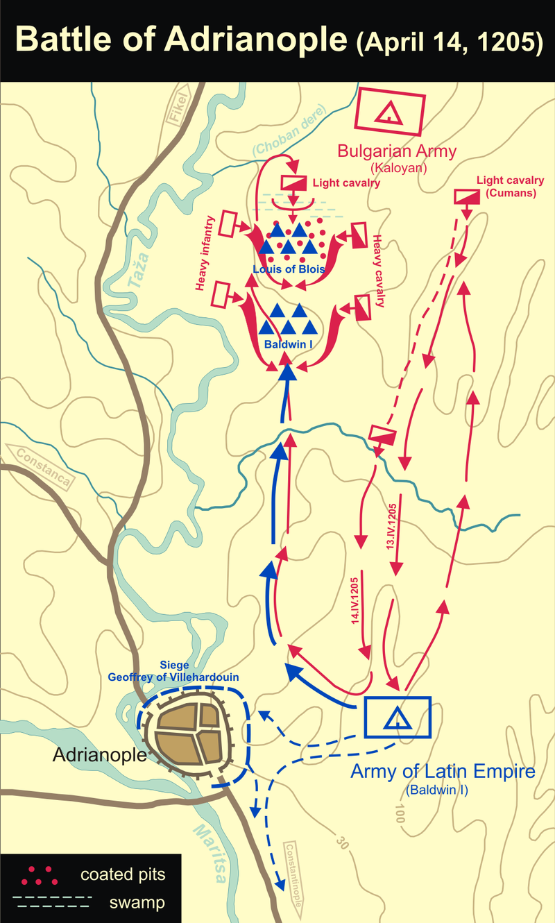 Kaloyan's Victory at the Battle of Adrianople