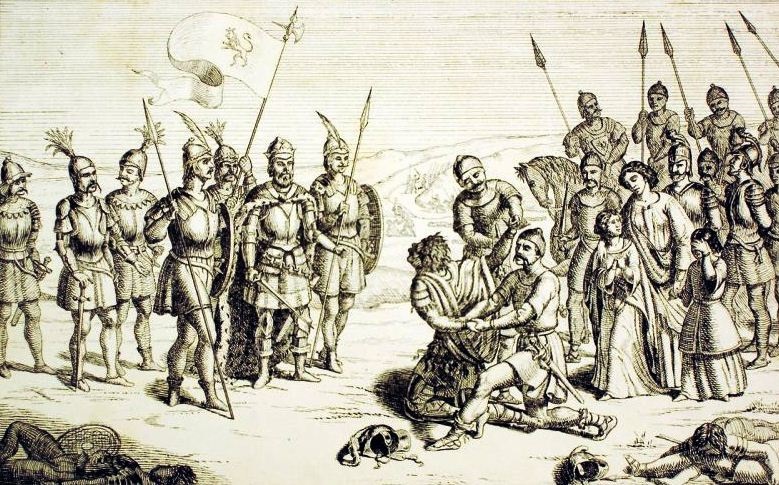 Battle of Klokotnitsa: Bulgarian Tsar Ivan Asen II defeats Latin Empire