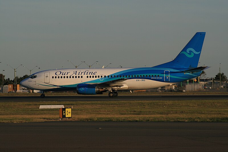 Resumption of Normal Air Service with Boeing 737-300 Airliner After Replacement in 2006