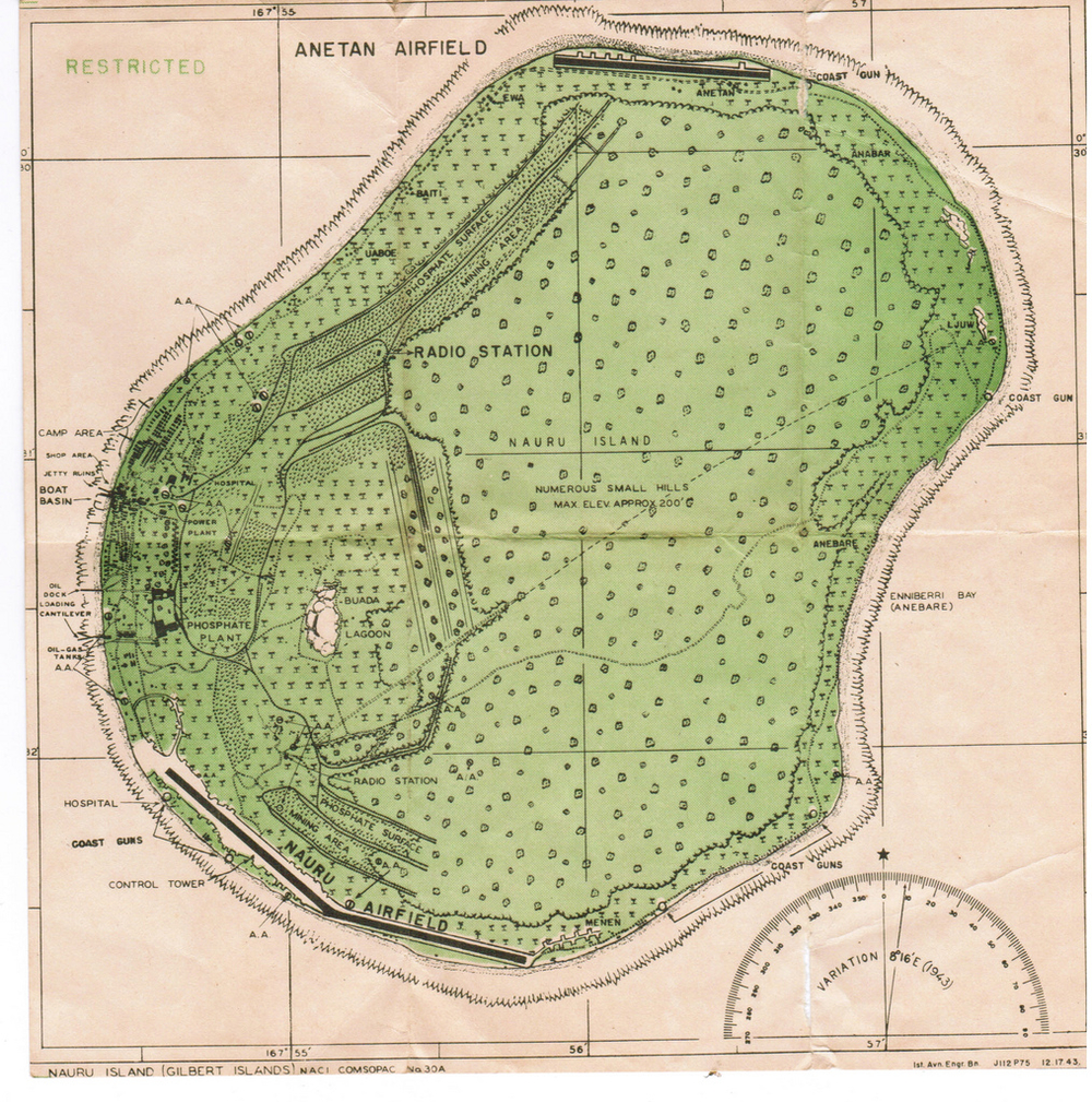 Japanese Occupation Of Nauru During World War II 1942