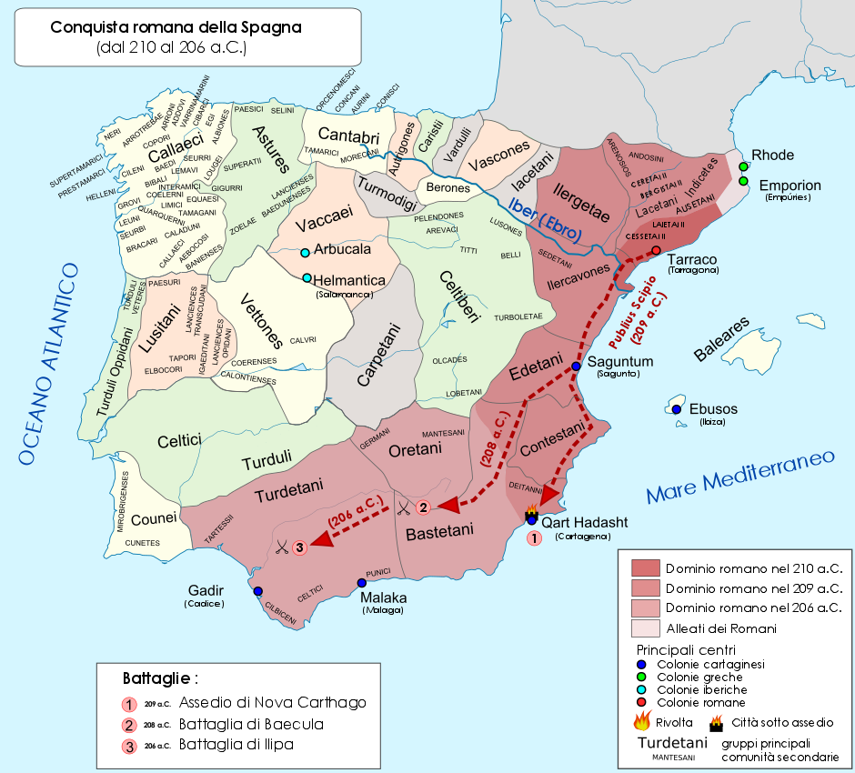 Scipio's Successful Campaigns in Hispania