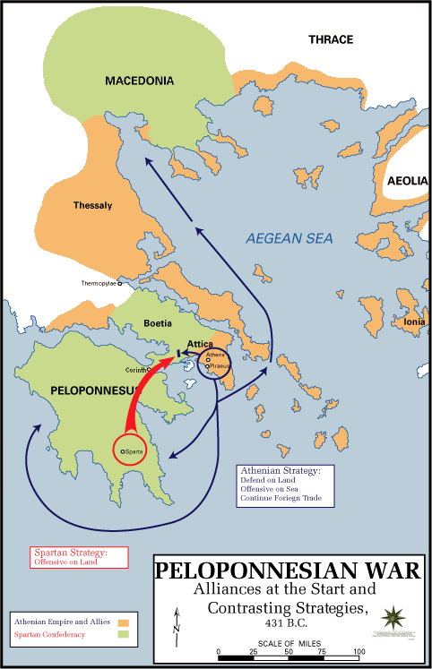 Start of the Peloponnesian War