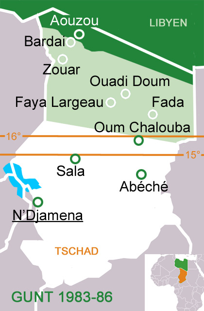 Libyan Invasion in Chad