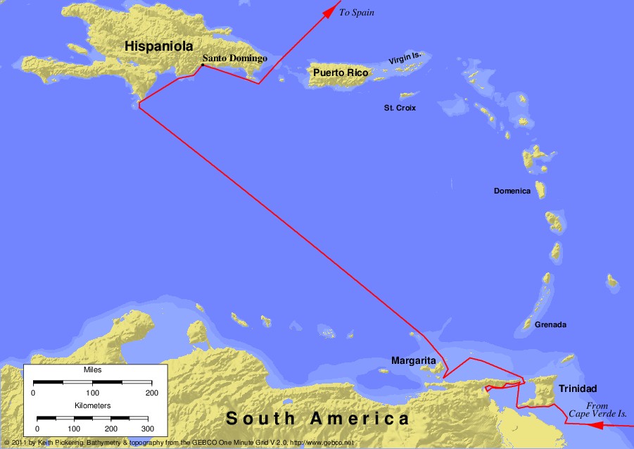 Christopher Columbus's Third Voyage: Discovery of Grenada in the Age of Exploration.