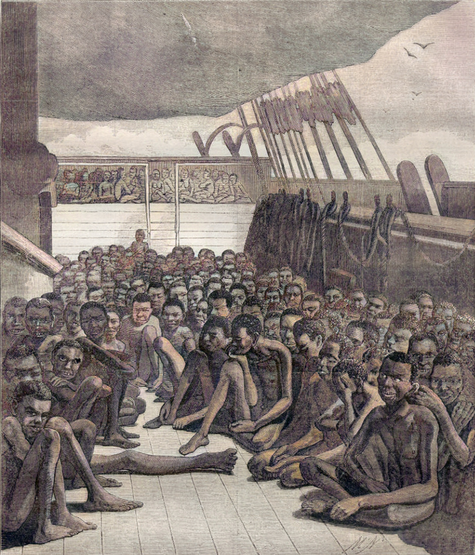 African slaves arrive in Hispaniola