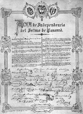 Panama's Independence and Joining the Central American Isthmus