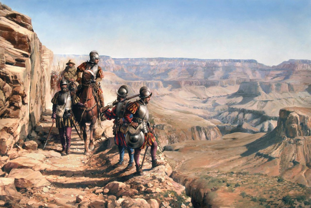 Francisco Vásquez de Coronado explores the Southwestern region for new discoveries and resources.