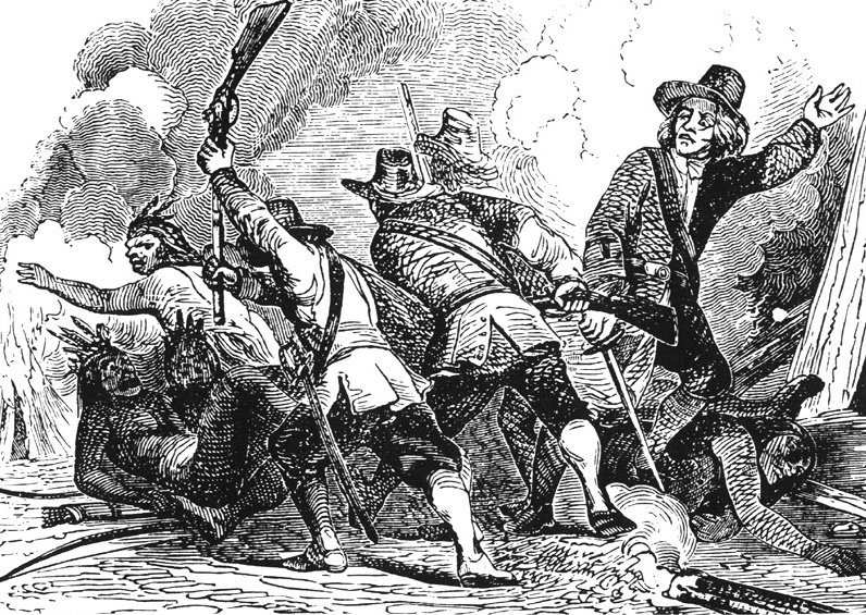 Pequot War erupts in New England, conflicts escalate between colonists and Native American tribes.