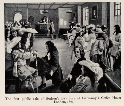 Establishment of Hudson's Bay Company in North America for fur trading and colonization.