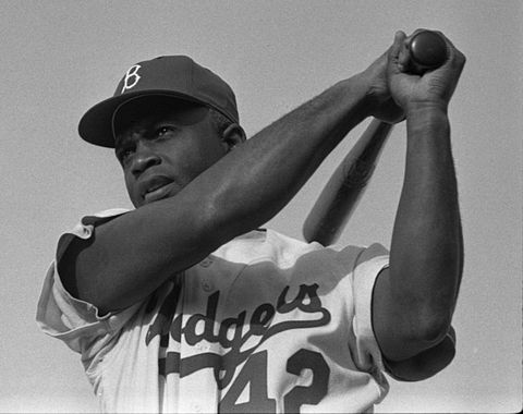 Jackie Robinson makes history as the first African American in Major League Baseball, breaking barriers.