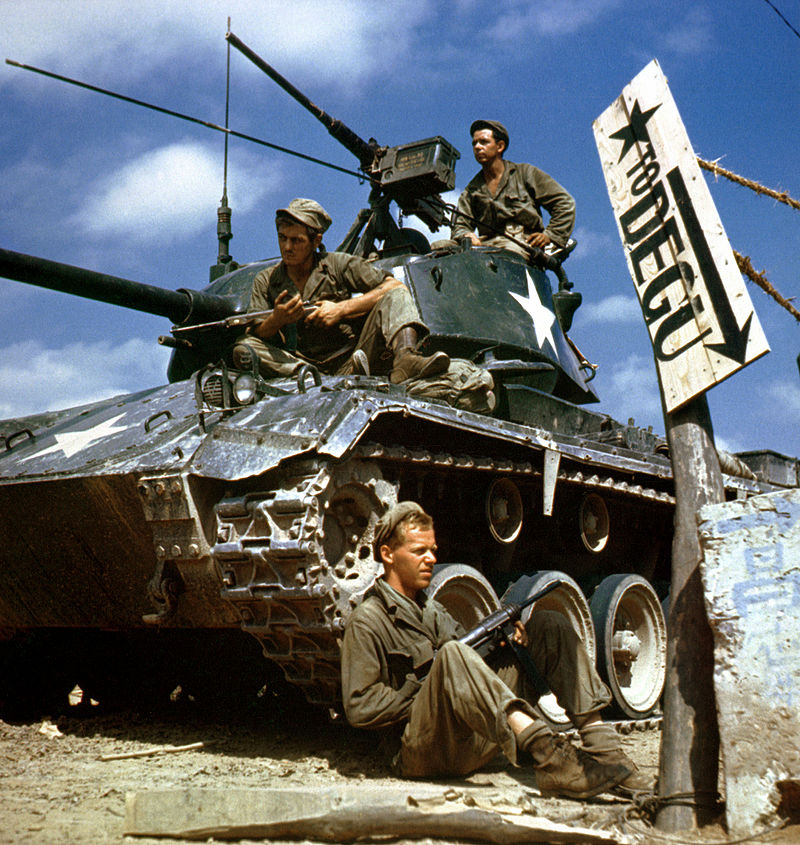Conflict between North and South Korea led to the outbreak of the Korean War.