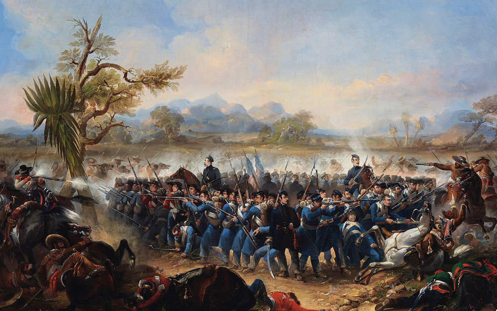 The Mexican-American War began following disputes over Texas and border claims in 1846.