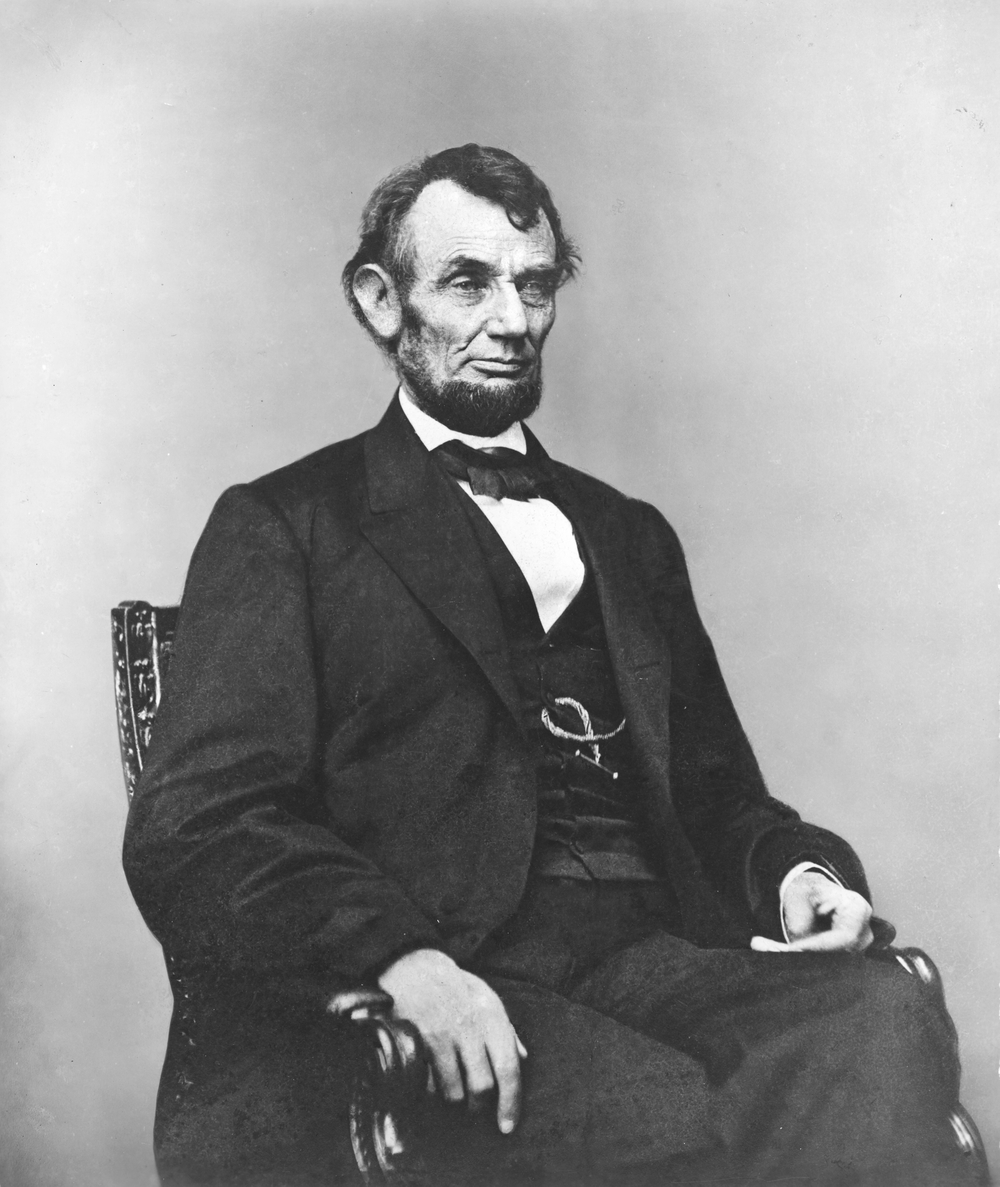 Abraham Lincoln inaugurated as President, marking a historic moment in American history.