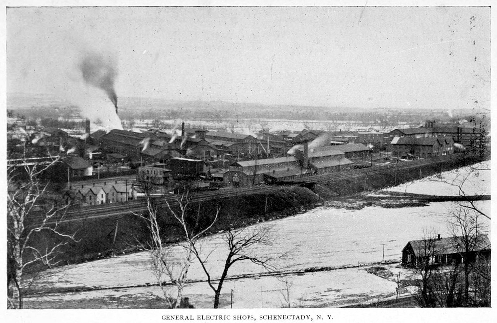 The establishment of General Electric (GE) company