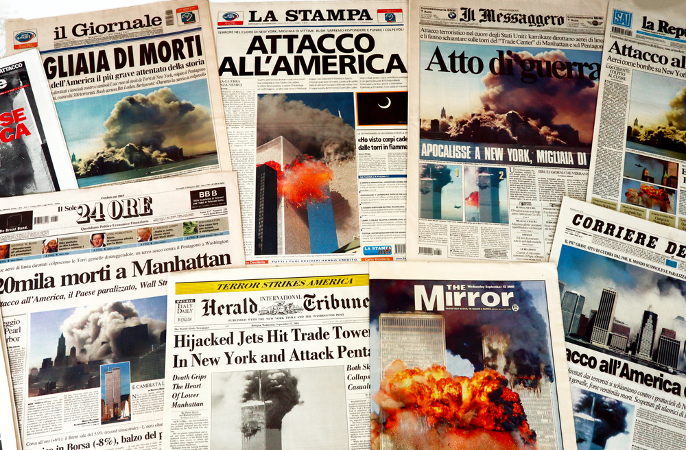 Terrorist attacks on New York City & Virginia landmarks caused devastation and loss of life.