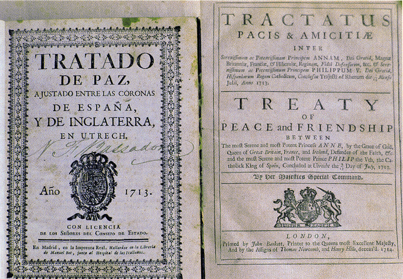 Treaty of Utrecht ends Queen Anne's War, shaping British-French territorial control in North America.