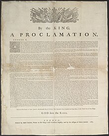 Royal Proclamation of 1763 solidifies British authority in Canada.