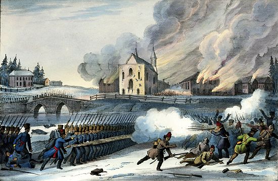 Lower Canada's {Quebec} uprisings against British colonial control leading to rebellion and conflict.