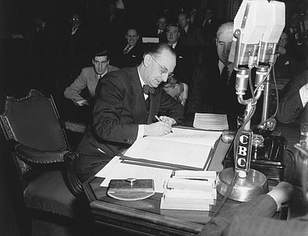 Newfoundland's decision to join Canadian Confederation approved by popular vote, changing political status.
